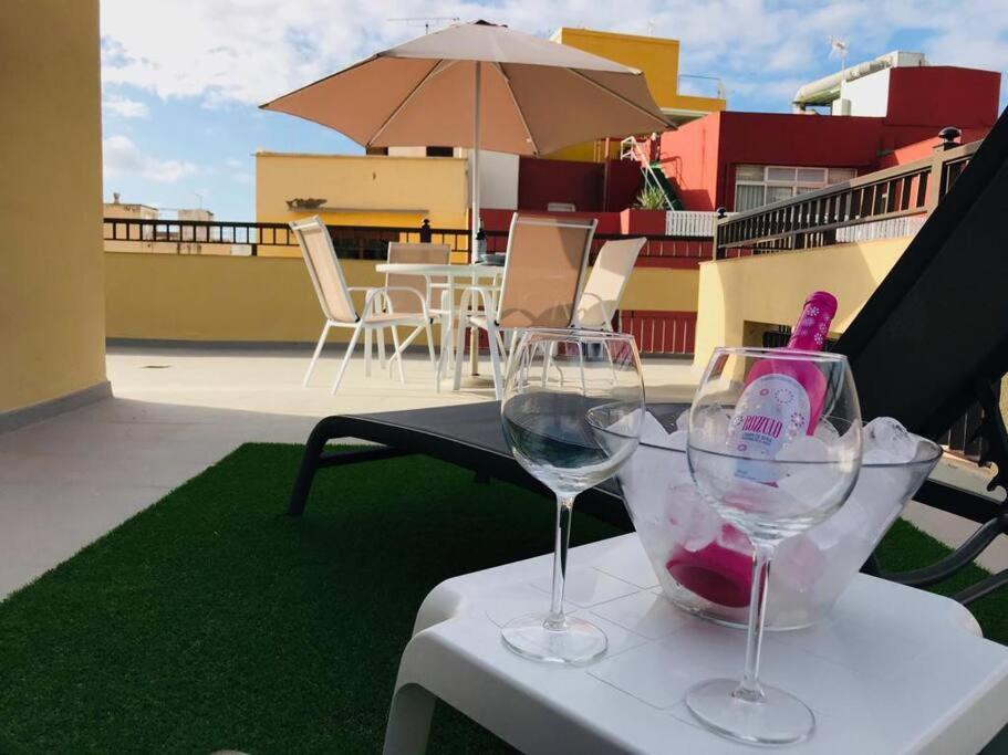 Estudio Con Amplia Terraza En Puerto De La Cruz Exterior foto