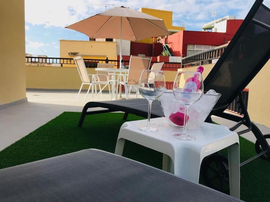 Estudio Con Amplia Terraza En Puerto De La Cruz Exterior foto